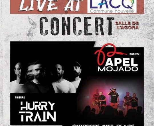 Concert de rock : Papel Mojado et Hurry Train - LACQ