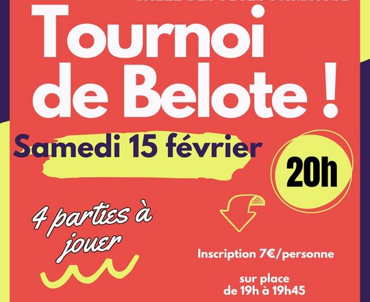 Tournoi de belote - PARBAYSE