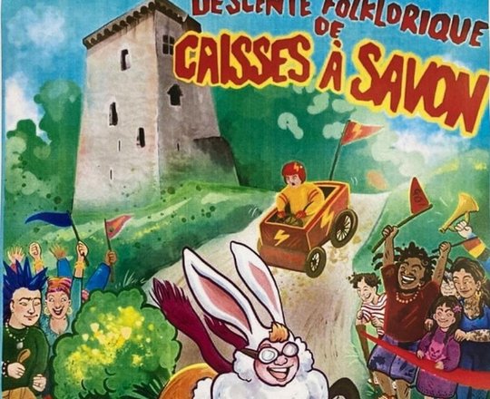 Descente folklorique de caisses à savon - ORTHEZ