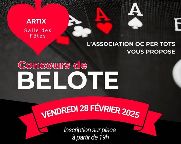 Concours de belote - ARTIX