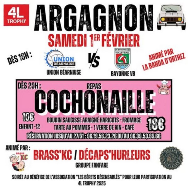 Soirée Cochonaille - ARGAGNON