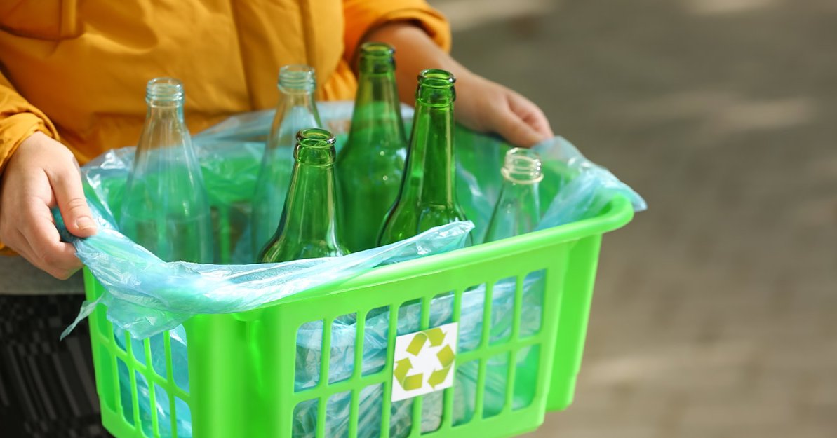 Anneau en Caoutchouc Vert pour Déchets en Verre - Distform Pas Cher