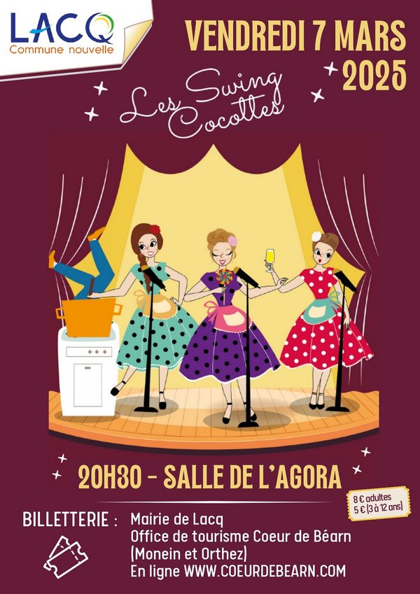 Concert : Les Swing Cocottes - LACQ